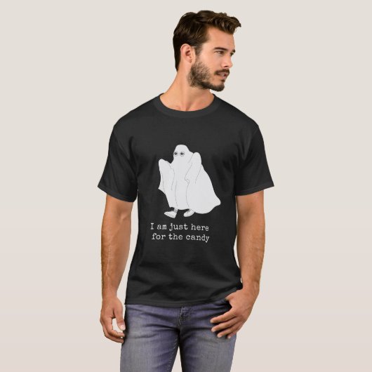 お菓子を貰うためにわざわざ来た Tシャツ (正面フル)