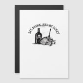 お菓子を食べて、飲んで、怖がって 面白い名言 (正面/裏面)