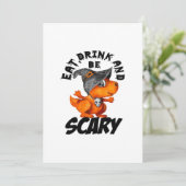 お菓子を食べ お酒を飲んで 怖がろう 面白い名言 シーズンカード (スタンド正面)