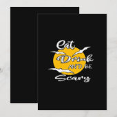 お菓子を食べ お酒を飲んで 怖がろう 面白い名言 シーズンカード (正面/裏面)