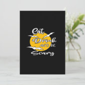 お菓子を食べ お酒を飲んで 怖がろう 面白い名言 シーズンカード (スタンド正面)