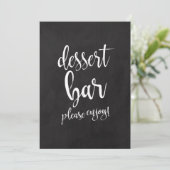 お菓子コーナー 買いやすい 黒板 結婚式 看板 (スタンド正面)