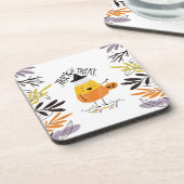 お菓子コーンハロウィーンのトリックまたは治療 | コースター (左側)