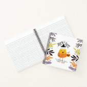 お菓子コーンハロウィーンのトリックまたは治療 | ノートブック (内部)