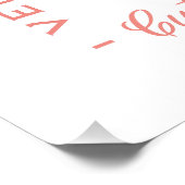 お菓子デムレクリスマスコケットピンクの美学 ポスター (コーナー)