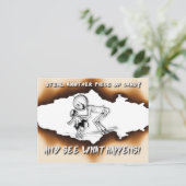 お菓子ハロウィーンの別のピースを警告盗む シーズンポストカード (スタンド正面)