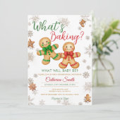 お菓子作りでわかるジェンダー発表 招待状 (スタンド正面)