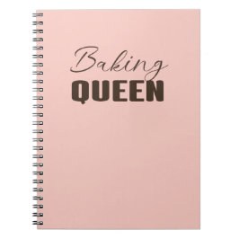 お菓子作りの女王 - お菓子好き ノートブック