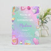 お菓子作りの招待 招待状 (スタンド正面)