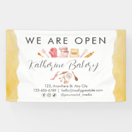 お菓子作りツール ソーシャルメディア ベーカリー事業 横断幕