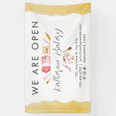 お菓子作りツール ソーシャルメディア ベーカリー ビジネス 横断幕 (縦)