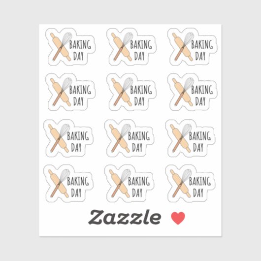 お菓子作りデー キッチン クッキング カレンダー プランナー シール (シート)