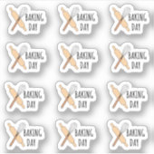 お菓子作りデー キッチン クッキング カレンダー プランナー シール (正面)