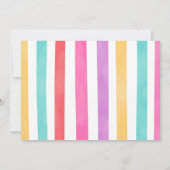 お菓子作り写真招待状 招待状 (裏面)