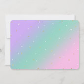 お菓子作り写真招待状 招待状 (裏面)