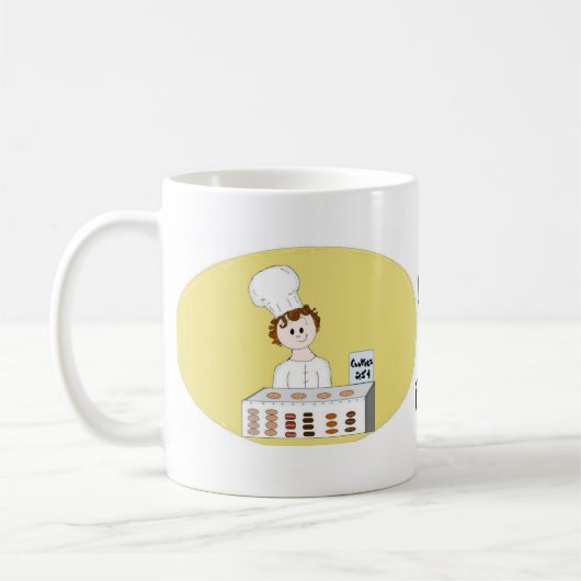 お菓子作り大好き コーヒーマグカップ (左)