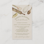 お菓子作り道具 ケータリング 調理 Chef sage レトロ 名刺 (裏面)