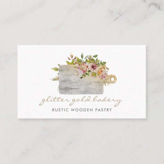 お菓子作り 調理 まな板 手作り 名刺 (正面)