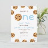 お菓子好きな少年 誕生日おめでとう 招待状 (スタンド正面)