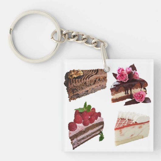 お菓子好きのためのデリシャス ケーキ セレクション キーホルダー (正面)