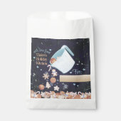 お菓子屋さんのクリスマスお菓子袋 パーソナライズ フェイバーバッグ (正面)