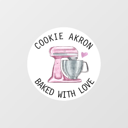 お菓子屋さんのショーケース　窓に貼るシール　クッキー　ペーストリー　フロスティングの垂れたもの ウィンドウサイン (シート)