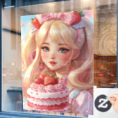 お菓子窓用シール ウィンドウサイン (カフェ窓)