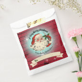 お菓子袋 クリスマス クッキー 名入れ フェイバーバッグ (封をした状態)