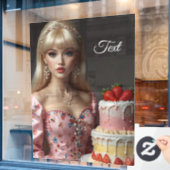 お菓子 ウィンドウ クリング ウィンドウサイン (カフェ窓)