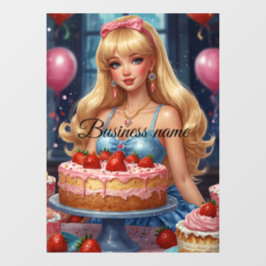 お菓子 ウィンドウ シール ウィンドウサイン