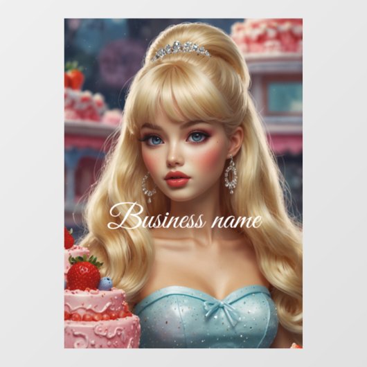 お菓子 ウィンドウ シール ウィンドウサイン (シート)