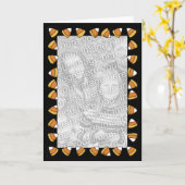 お菓子 カード (黄色い花)