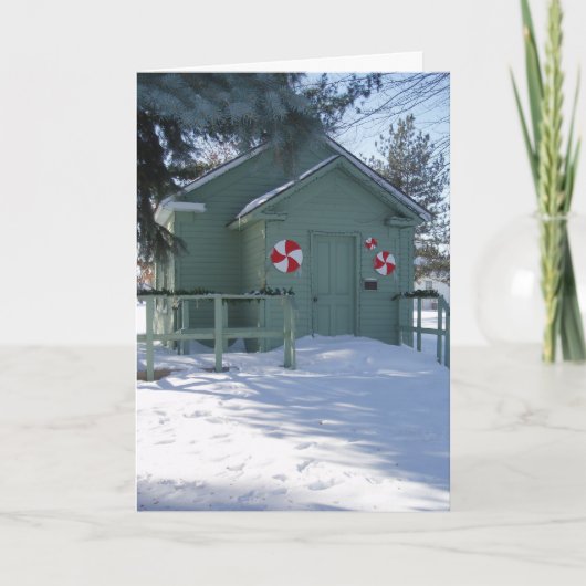 「お菓子」クリスマスカード カード (正面)