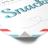 お菓子 テーブルサイン 旅行 航空会社 飛行機 パーティー ポスター (角)