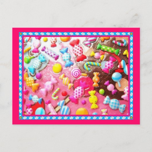 お菓子 ポストカード (正面)