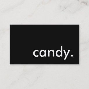 お菓子。 名刺