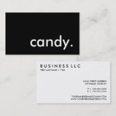 お菓子。 名刺 (正面/裏面)