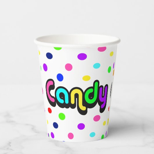 お菓子  紙コップ (裏面)