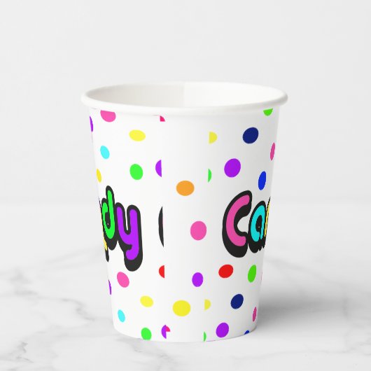 お菓子 紙コップ (左)