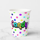 お菓子  紙コップ (正面)