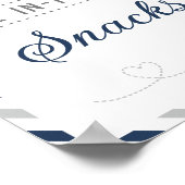 お菓子 食べ物 テーブル 旅行 飛行機 航空会社 パーティー ポスター (角)