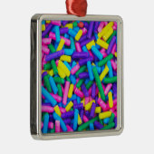 お菓数々の子のまぶた メタルオーナメント (右)