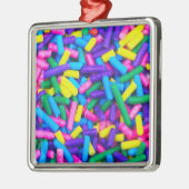 お菓数々の子のまぶた メタルオーナメント (左)