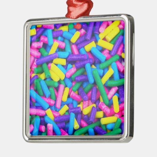 お菓数々の子のまぶた メタルオーナメント (左)