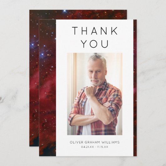 お葬式ありがとう写真悔やみや弔慰死別 (正面/裏面)