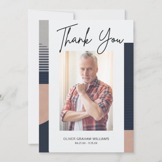 お葬式ありがとう写真悔やみや弔慰死別 (正面)