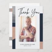 お葬式ありがとう写真悔やみや弔慰死別 (正面/裏面)