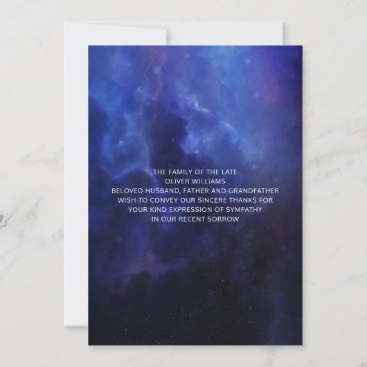 お葬式ありがとう写真悔やみや弔慰死別 (裏面)