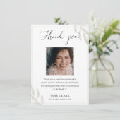 お葬式お礼ノートカード サンキューカード (スタンド正面)