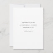 お葬式お礼ノートカード サンキューカード (裏面)